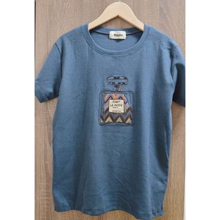 全新韓國直送t-shirt 藍色印花短袖上衣64238418921859110