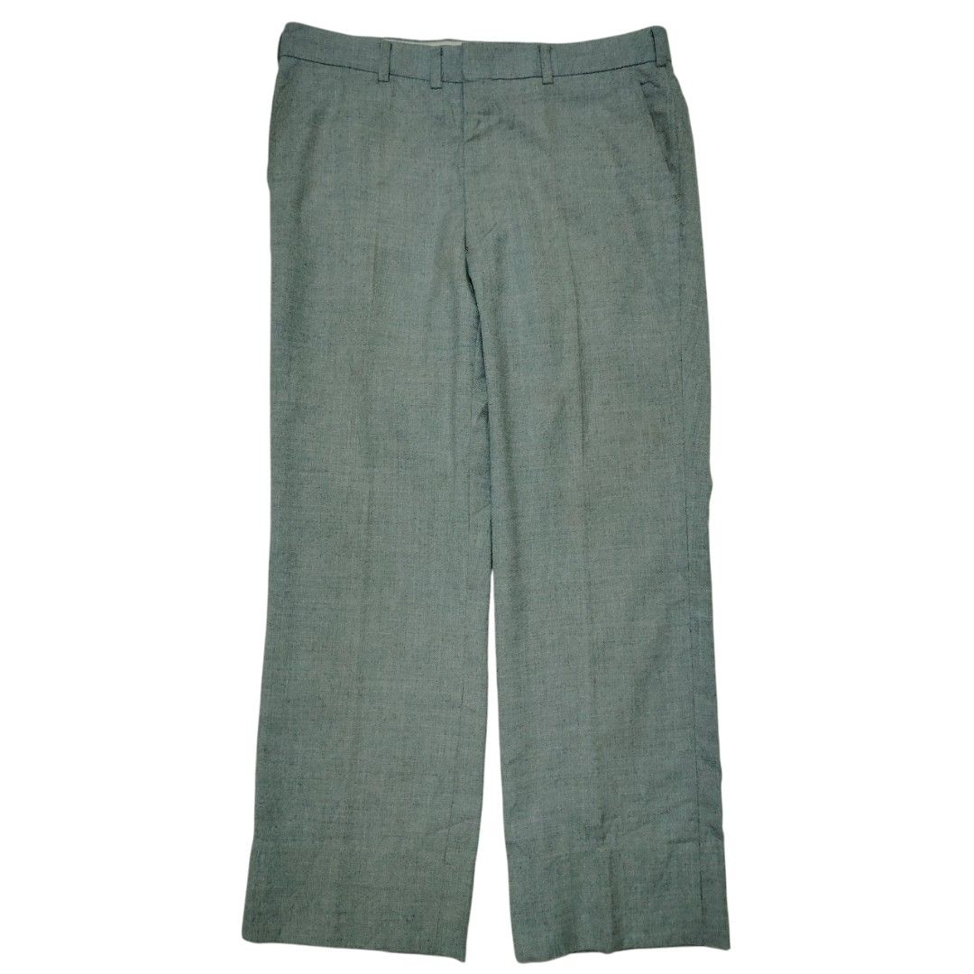 VINTAGE JAPAN GRAY TROUSER PANTS (Category: Trousers) located in Dinalupihan. Submitted by aizzeestuffs (Listing ID 1393795779, Image 1). Description: Length :37" Waist : 34" Inseams :27" Rise :10" Thighs :11 " Hem :9" Color may vary due to lighting. PM for more details. Old Money Luxury Designer. .