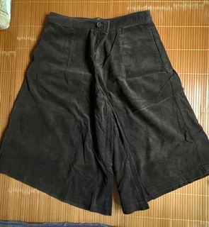 Vintage啡色燈芯絨Jorts五分褲64235213449731110