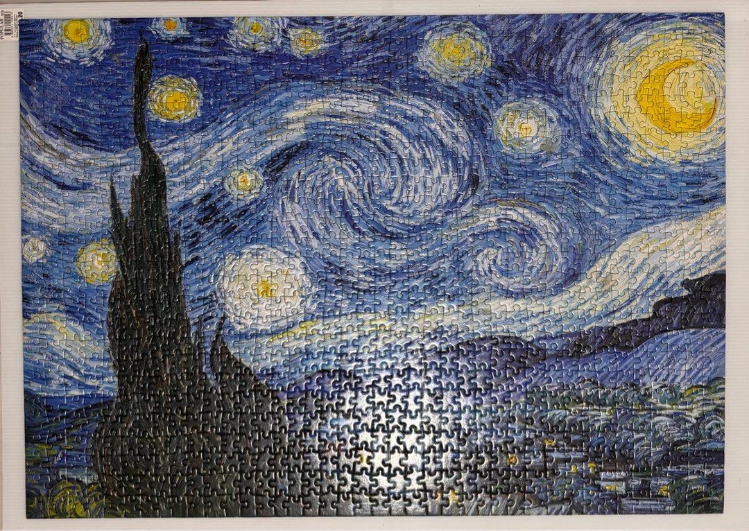 1000 Piece Van Gogh Starry Night Jigsaw Puzzle Hobbies Toys Toys