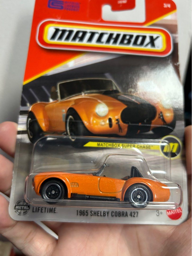 1965 Shelby Cobra Matchbox Super Chase (Category: Vehicle & Diecast Models) located in Cavite. Submitted by ercm06 (Listing ID 1393821305, Image 2). Description: RARE Matchbox Super Chase 1965 Shelby Cobra 427.