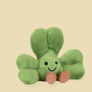 現貨JELLYCAT限定三葉草玩偶毛公絨仔15cm全新, 興趣及遊戲, 玩具& 遊戲