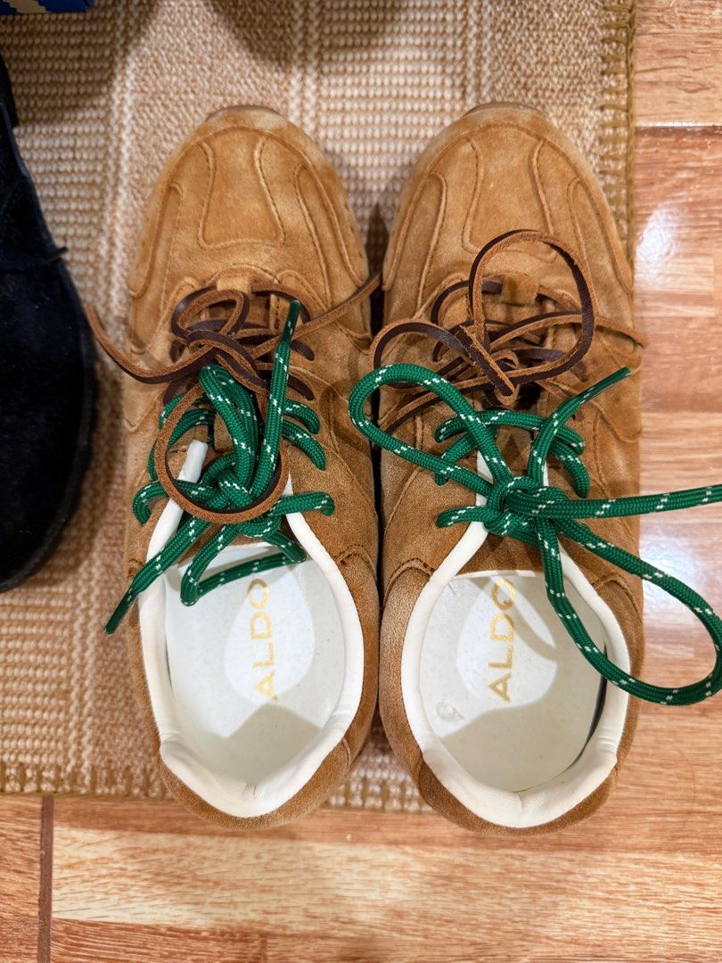 Aldo Shoes (Miu Miu Dupe) (Category: Sneakers) located in Quezon City. Submitted by cndcvrtc (Listing ID 1393923964, Image 1). Description: Bought for 4.5k Only used once Super soft and cushiony Rfs: decluttering.