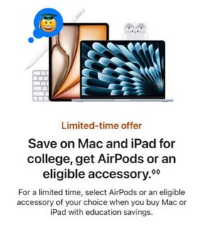 Apple Student Discount Airpods With Macbook Deal Student Discount