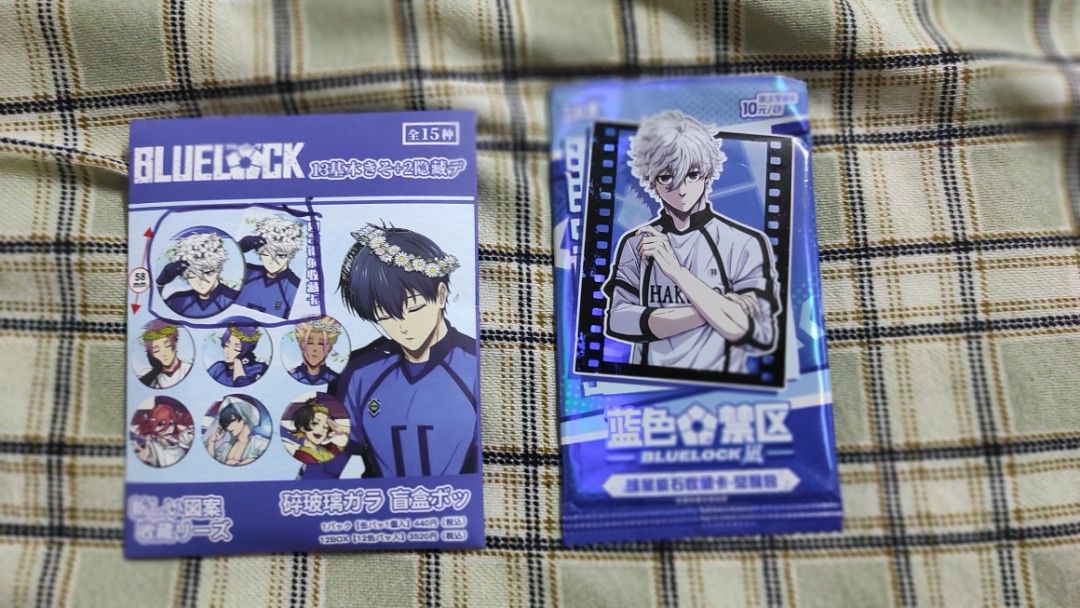 Blue Lock Trading Card Set + Button badge blind pack, Hobbies & Toys ...