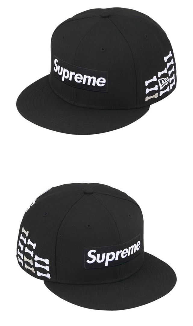 Supreme Bones Box Logo New Era®聯名New Era全封帽7又1/4附收據