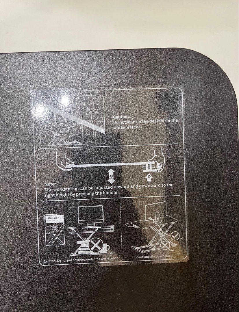 Computer Table (Category: Other Home Furniture) located in Singapore. Submitted by __gil__ (Listing ID 1393842562, Image 2). Description: Lightly used during WFH period. Good as new.