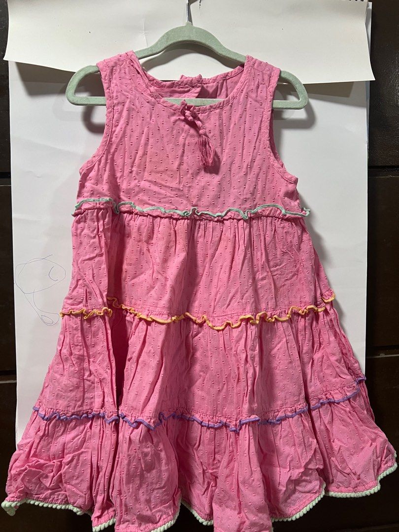 Cutie dress 3-4T (Category: Babies & Kids Fashion) located in Bulacan. Submitted by nickxee (Listing ID 1393830799, Image 1). Description: Super cute when worn may small tastas lng sa bandang neck kaya selling low po .