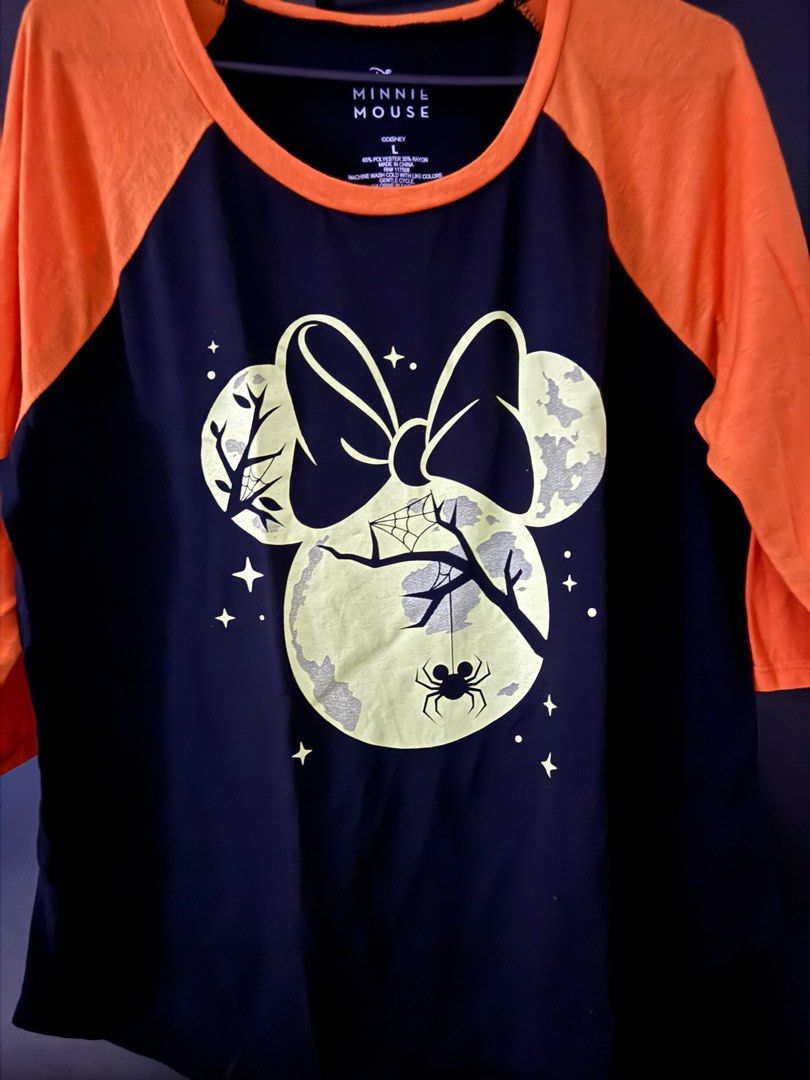 Disney Minnie Mouse shirt (Category: Shirts) located in Marikina City. Submitted by pborj (Listing ID 1393983225, Image 1). Description: Glow in the dark perfect for halloween.