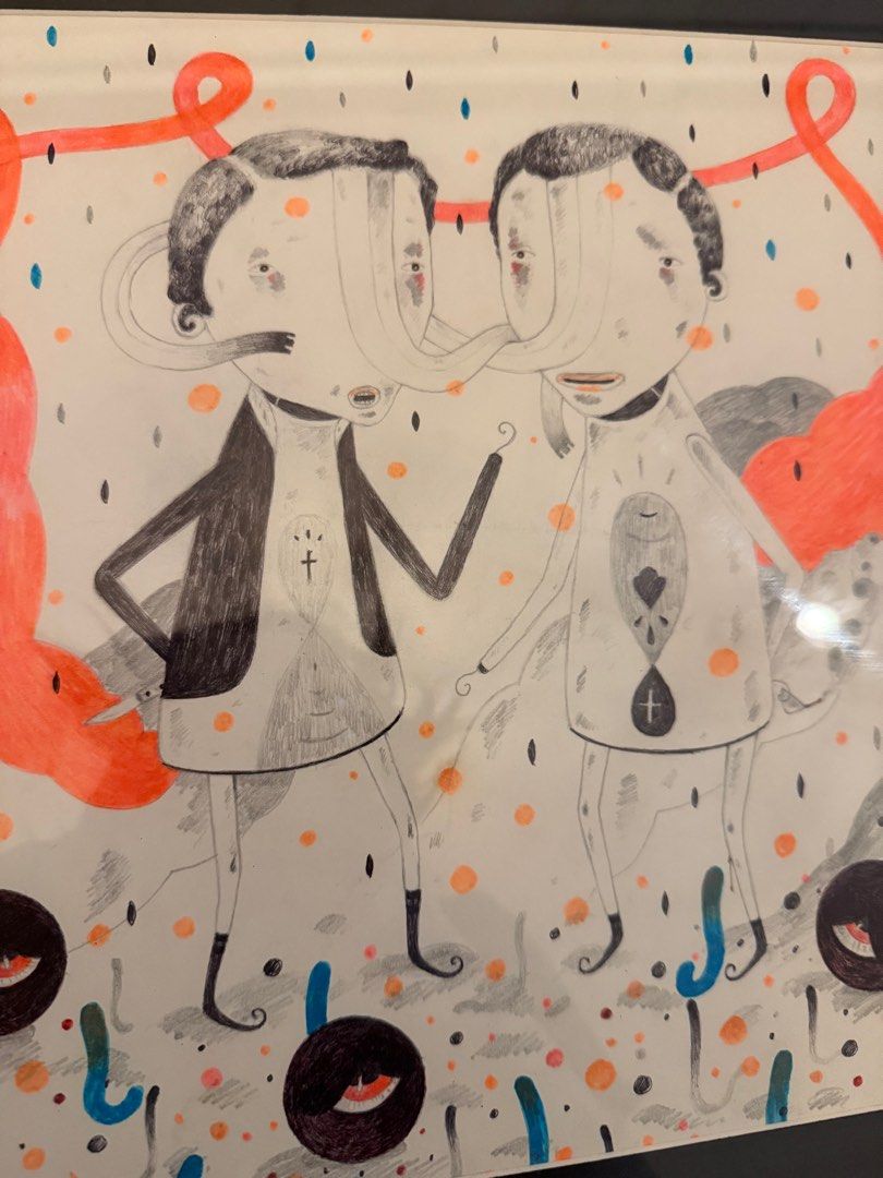 Farley Del Rosario (Category: Wall Decor) located in Taytay. Submitted by mdbare (Listing ID 1393828856, Image 1). Description: Farley Del Rosario Ink and Graphite on Paper The artwork itself is 12x12inches without the border and frame. With COA from Galerie Stephanie.