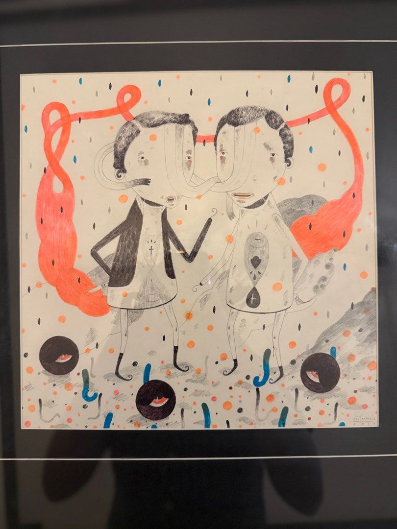 Farley Del Rosario (Category: Wall Decor) located in Taytay. Submitted by mdbare (Listing ID 1393828856, Image 2). Description: Farley Del Rosario Ink and Graphite on Paper The artwork itself is 12x12inches without the border and frame. With COA from Galerie Stephanie.