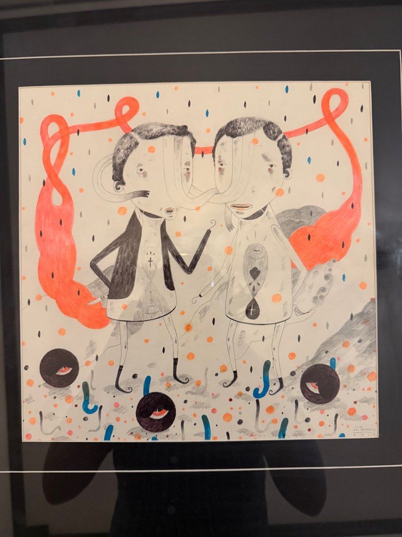 Farley Del Rosario (Category: Wall Decor) located in Taytay. Submitted by mdbare (Listing ID 1393828856, Image 3). Description: Farley Del Rosario Ink and Graphite on Paper The artwork itself is 12x12inches without the border and frame. With COA from Galerie Stephanie.