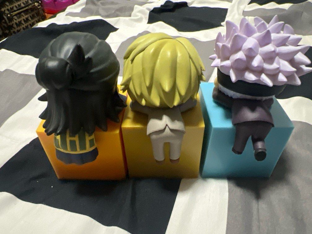 Gojo Satoru,Kento Nanami,Suguru Geto (Category: Figurines & Statues) located in Baliuag. Submitted by millicentm08305 (Listing ID 1393861715, Image 2). Description: -Without box -used only for display -No scratch or paint detiriorated if you what to buy 1 piece only it will cost 350 php MODE OF PAYMENT GCASH/BANK TRANSFER.