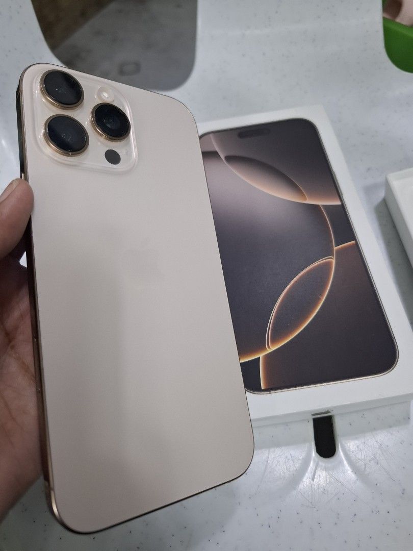 Iphone 16 Pro Max 1tb Dessert Titanium Hongkong Variant (Category: iPhone 16 Series) located in San Juan City. Submitted by tanexsulla42 (Listing ID 1393914892, Image 1). Description: Buy And Sell Gadget We accept trade in Accept Instalmnent: 📍Credit Card 📍Ggives 📍Skyro 📍Home Credit (For Brandnew Only) We Do Meetups / Deliver Txt or Call 09959523680/09950171472 Facebook Page: 📍 Jenny Telecom You can visit our Physical store in 2ndfloor Cellp