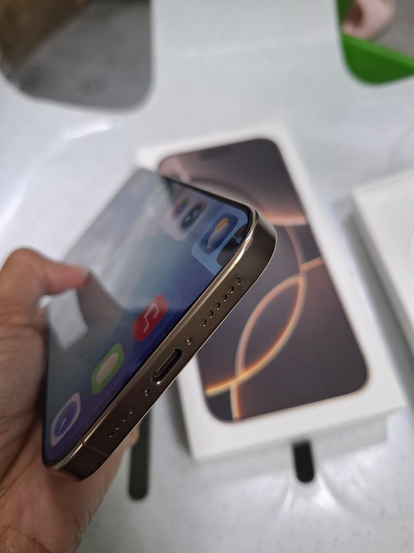 Iphone 16 Pro Max 1tb Dessert Titanium Hongkong Variant (Category: iPhone 16 Series) located in San Juan City. Submitted by tanexsulla42 (Listing ID 1393914892, Image 3). Description: Buy And Sell Gadget We accept trade in Accept Instalmnent: 📍Credit Card 📍Ggives 📍Skyro 📍Home Credit (For Brandnew Only) We Do Meetups / Deliver Txt or Call 09959523680/09950171472 Facebook Page: 📍 Jenny Telecom You can visit our Physical store in 2ndfloor Cellp