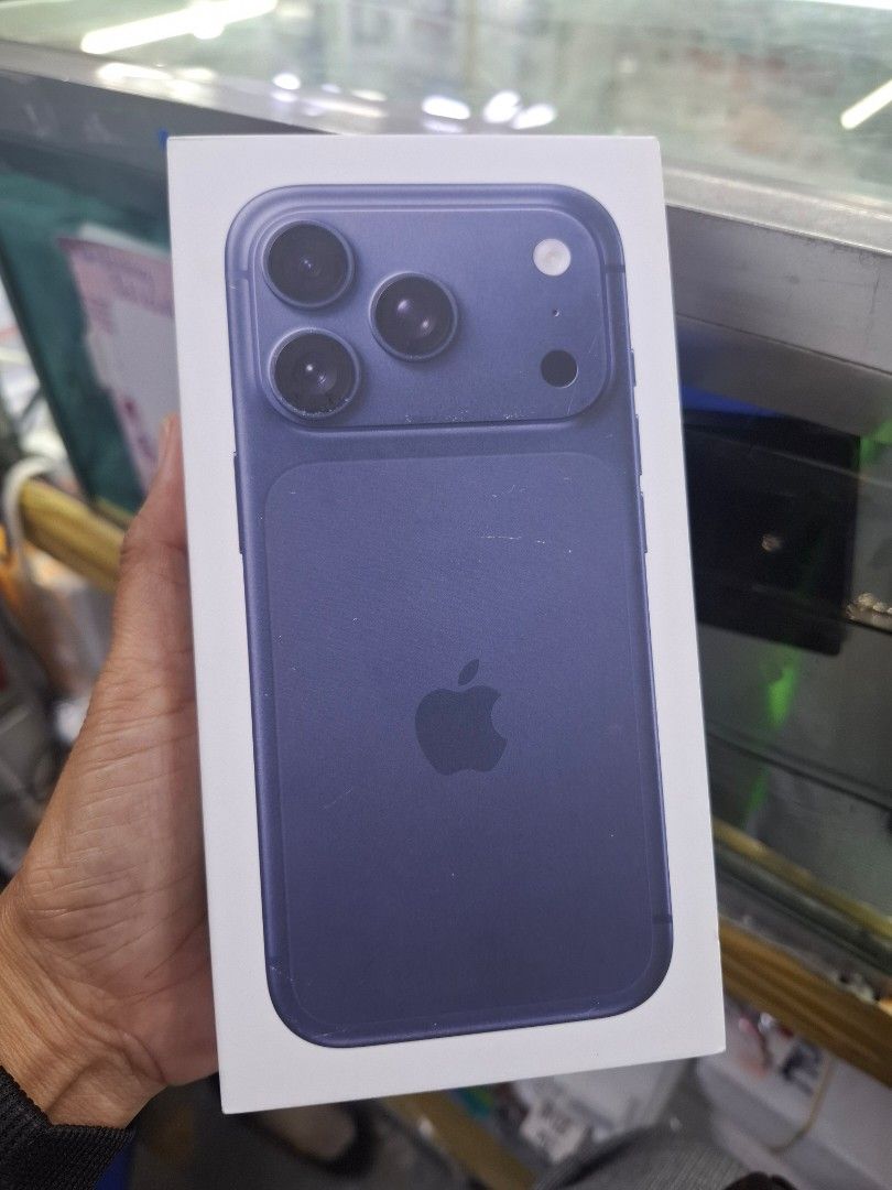 Iphone 17 Pro 256gb Deep Blue (Category: iPhone 17 Series) located in San Juan City. Submitted by tanexsulla42 (Listing ID 1393909520, Image 3). Description: Buy And Sell Gadget We accept trade in Accept Instalmnent: 📍Credit Card 📍Ggives 📍Skyro 📍Home Credit (For Brandnew Only) We Do Meetups / Deliver Txt or Call 09959523680/09950171472 Facebook Page: 📍 Jenny Telecom You can visit our Physical store in 2ndfloor Cellphone Area Stall number " Y