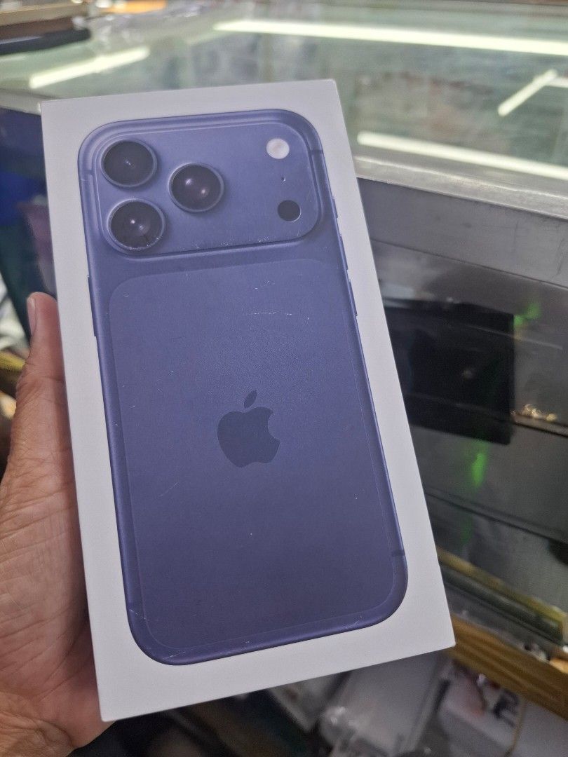 Iphone 17 Pro 256gb Deep Blue (Category: iPhone 17 Series) located in San Juan City. Submitted by tanexsulla42 (Listing ID 1393909520, Image 1). Description: Buy And Sell Gadget We accept trade in Accept Instalmnent: 📍Credit Card 📍Ggives 📍Skyro 📍Home Credit (For Brandnew Only) We Do Meetups / Deliver Txt or Call 09959523680/09950171472 Facebook Page: 📍 Jenny Telecom You can visit our Physical store in 2ndfloor Cellphone Area Stall number " Y