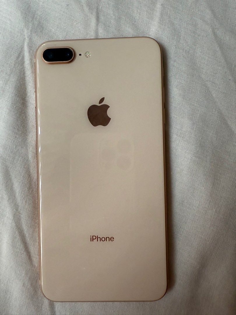 IPHONE 8 PLUS 64GB (Category: iPhone 8 Series) located in Manila. Submitted by artyreal (Listing ID 1393824573, Image 1). Description: As is where is 73% Battery Health With slightly visible cracks & marks on the upper right of the screen.