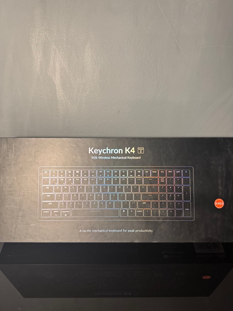 Keychron K4 Mechanical Keyboard (96% Layout, Wired/Bluetooth, White LED ...