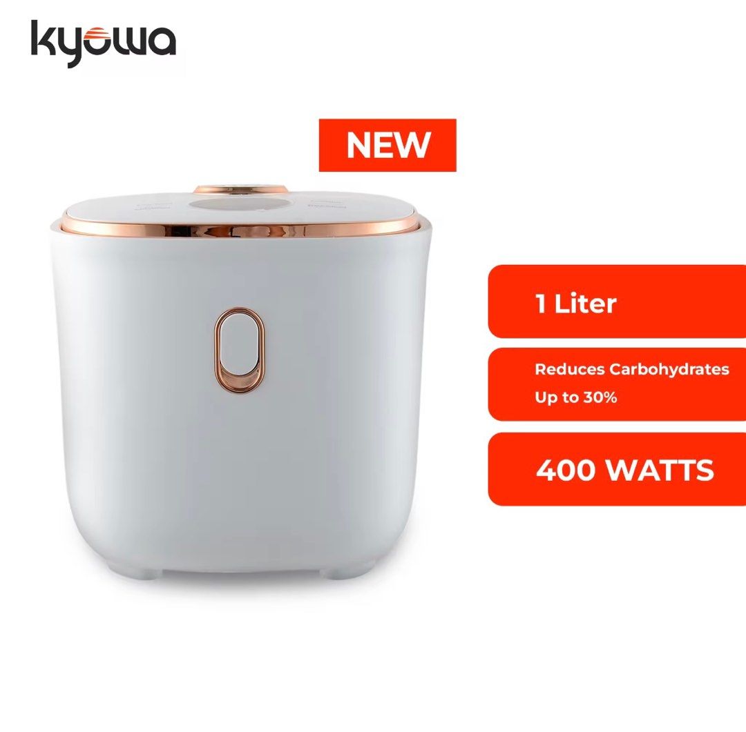 Kyowa Rice cooker low carb (Category: Announcements) located in Muntinlupa City. Submitted by ababrl (Listing ID 1393852990, Image 3). Description: Kyowa low carb rice cooker Rfs: migrating soon. And wala lang po lang steam meron naman po nabibili sa shoppee. .