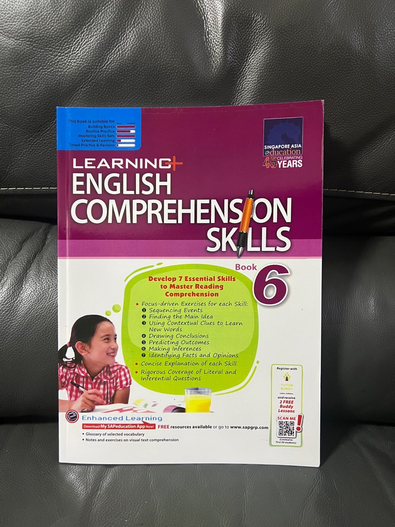 【現貨】LEARNING+ ENGLISH COMPREHENSION SKILLS Book 6 小學六年級/英文閱讀理解/[購買4本補充 ...