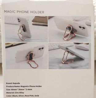 Magnetic phone holder