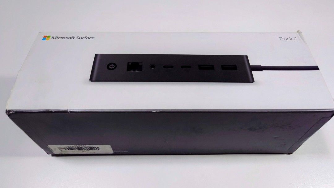 Microsoft Surface Dock 2 (Category: Cables & Adaptors) located in Makati City. Submitted by ppomidyar (Listing ID 1393940274, Image 1). Description: Bring more power to your Surface laptop. Surface Dock 2 transforms your Surface into a desktop PC with a 199W power supply to charge most Surface devices, plus USB-C®¹ ports that support dual 4K monitors at 60Hz. Simply plug in the Surface Connect cable to charge your device and access external monit