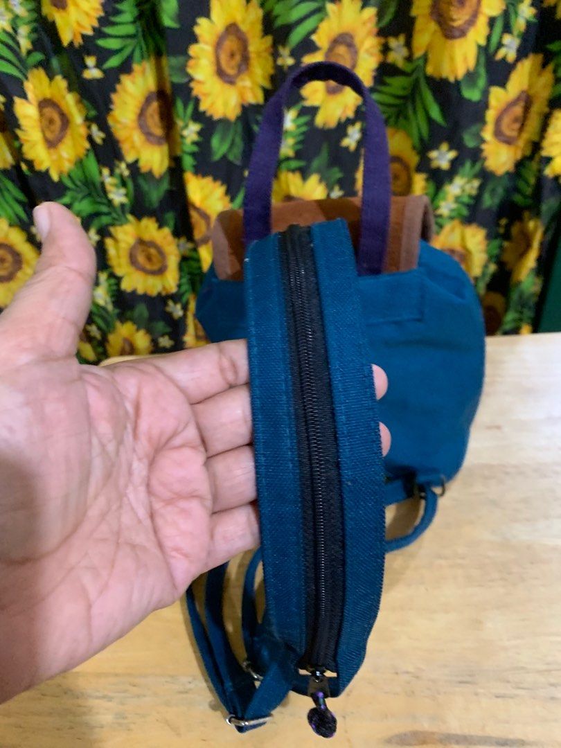 Mini Backpack (Category: Backpacks) located in Batangas. Submitted by roams (Listing ID 1393886668, Image 2). Description: In very good conditions Napakatibay Ganda ng kulay in actual Learher Gamusa sa front part Just pm❤️.