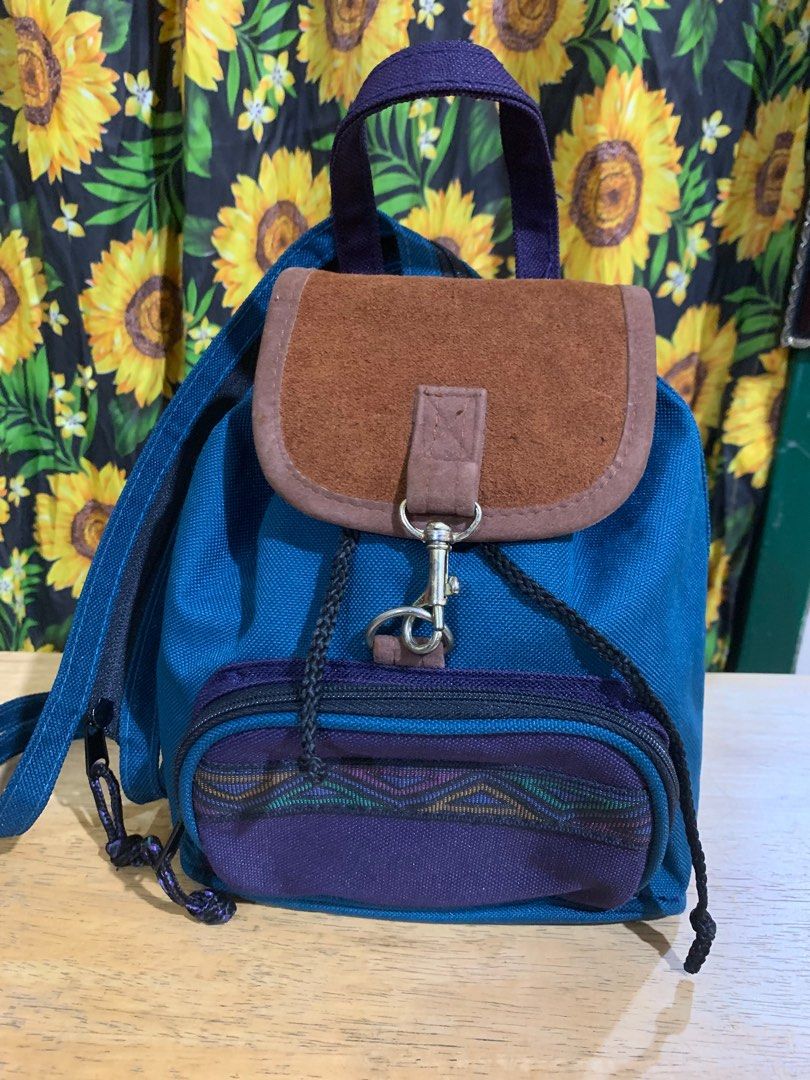 Mini Backpack (Category: Backpacks) located in Batangas. Submitted by roams (Listing ID 1393886668, Image 1). Description: In very good conditions Napakatibay Ganda ng kulay in actual Learher Gamusa sa front part Just pm❤️.