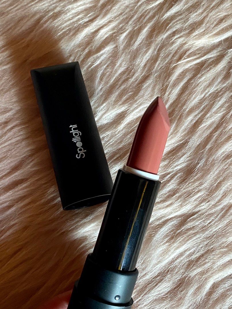Modest Missy Spotlight Lipstick (Category: Makeup) located in Caloocan City. Submitted by ctrl12 (Listing ID 1393843175, Image 1). Description: swatched only mac dupe MOP: GCash MOD: Lalamove, J&t, Grab.