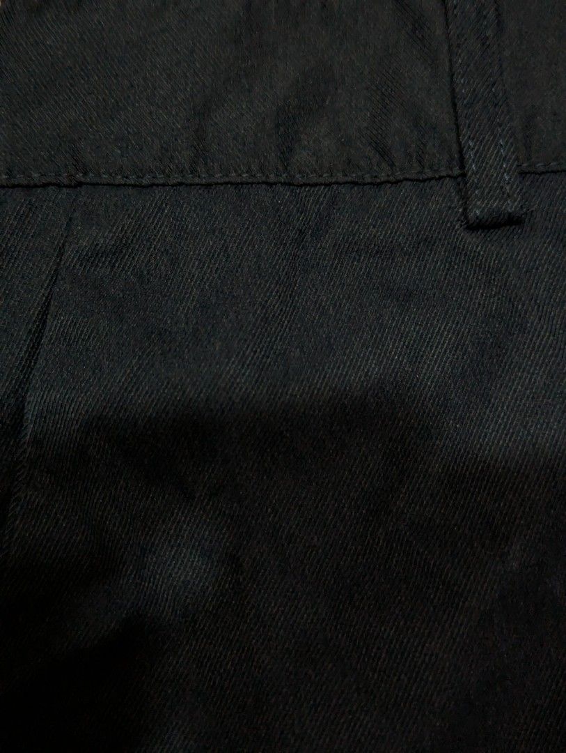 Navy Blue Trousers Pants Shein (Category: Trousers) located in Taguig. Submitted by lilysdad (Listing ID 1393816266, Image 2). Description: W 14.5 L 37 Rise 11 opening 6.5.