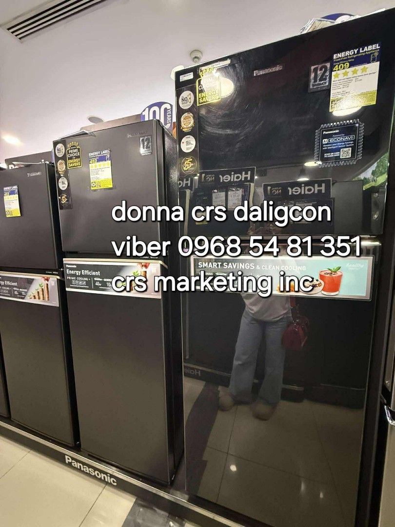 Panasonic refrigerator (Category: Refrigerators and Freezers) located in Manila. Submitted by donnasagao03665 (Listing ID 1393955812, Image 3). Description: 💙 PANASONIC REF / PANASONIC TWO DOOR / PANASONIC REFRIGERATOR NO FROST INVERTER 💙 NR-BP242VS 8.6 - 17,400 NR-BP272VS 9.5 - 20,500 NR-BP292VS 10.4 - 21,200 NR-BP242VD 8.6 - 18,900 NR-BP272VD 9.5 - 21,000 NR-BP292VD 10.4 - 23,000 NR-TL351BPKP 11.3 - 28,300 NR-TL381BPKP 12.9 - 30,200 NR-TX461C