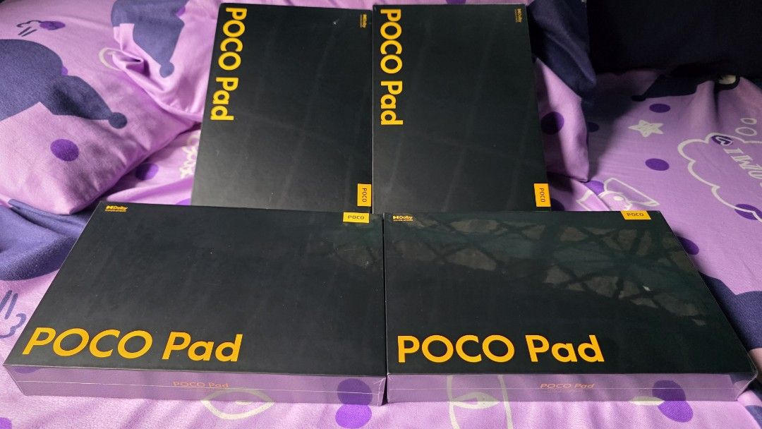 POCO Pad Tablet (Category: Android) located in Manila. Submitted by christerjohn291 (Listing ID 1393970092, Image 2). Description: 𝗙𝗢𝗥 𝗦𝗔𝗟𝗘 𝟮𝗣𝗖𝗦 𝗣𝗢𝗖𝗢 𝗣𝗔𝗗 8/256GB COLOR GREY BNEW SEALED May Tablet naba kayo para sa Pasokan?? kung wala pa e di bilhin mo na to 🤣 Quick Specs • 12.1" IPS Screen Display • Gorilla Glass 3, Aluminum Frame & Back • Snapdragon 7s gen2 (4nm) • Android 14, HyperOS • 8GB RAM • 256GB Internal • 8MP Front & B