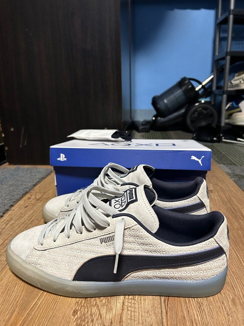 Puma Suede Playstation US 11.5 M (Category: Sneakers) located in Cavite. Submitted by ercm06 (Listing ID 1393822130, Image 1). Description: Limited Edition Puma Playstation Suede US11.5M With box and extra shoelaces Condition: 8-9/10.
