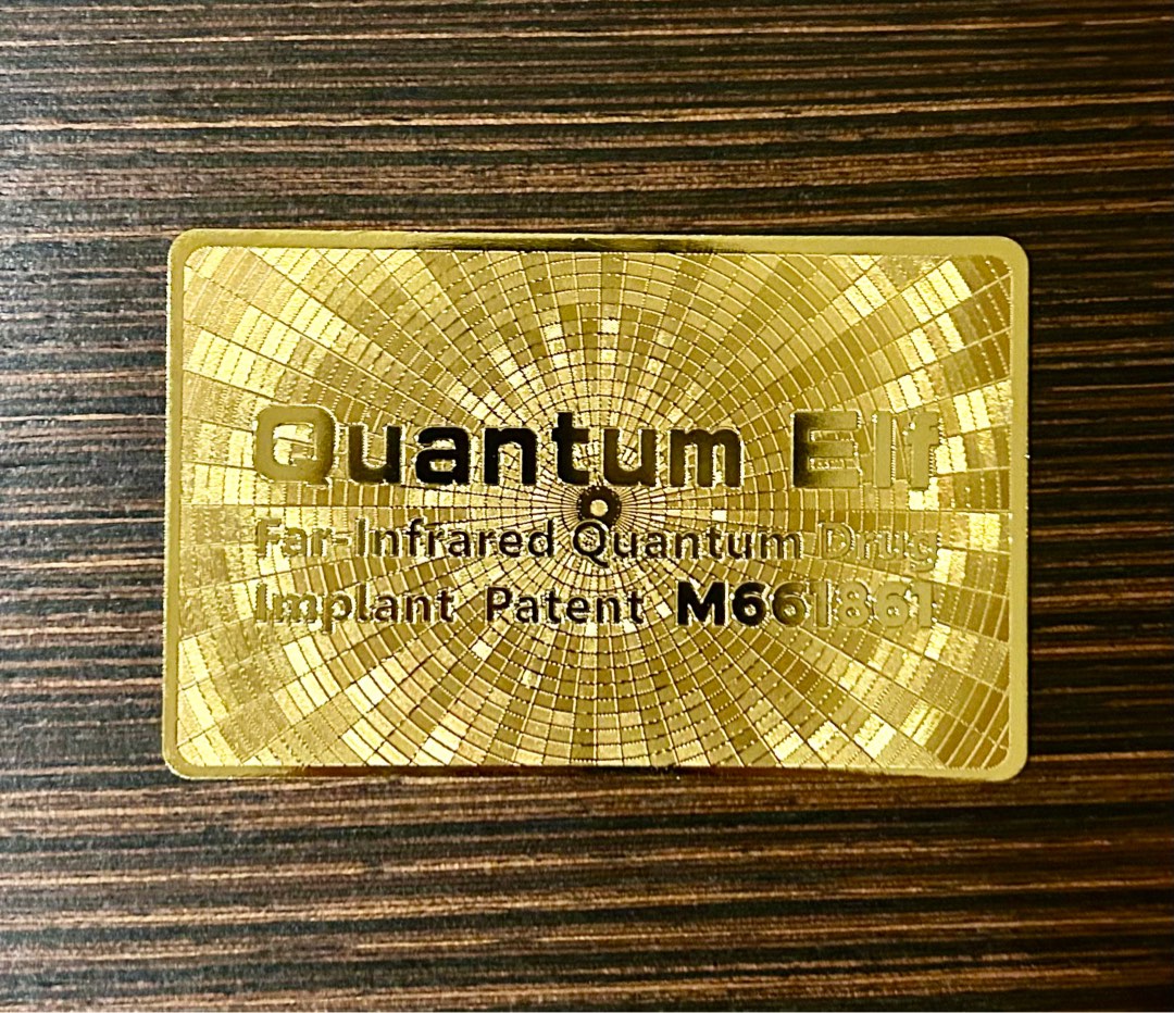 RICH WORLD Quantum Elf カード Rich World Quantum Elf Energy Card, Health & Nutrition, Braces