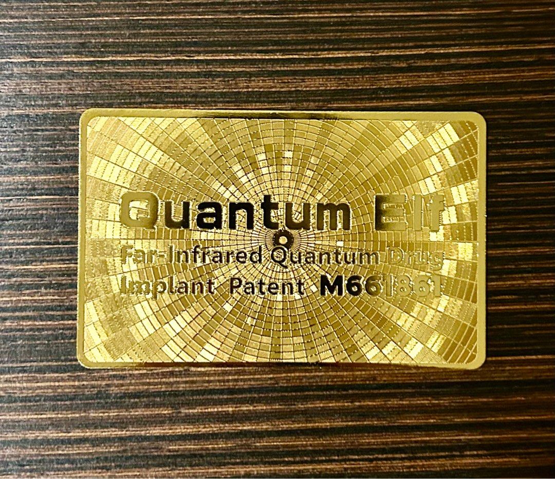 RICH WORLD Quantum Elf カード Rich World Quantum Elf Energy Card, Health & Nutrition, Braces