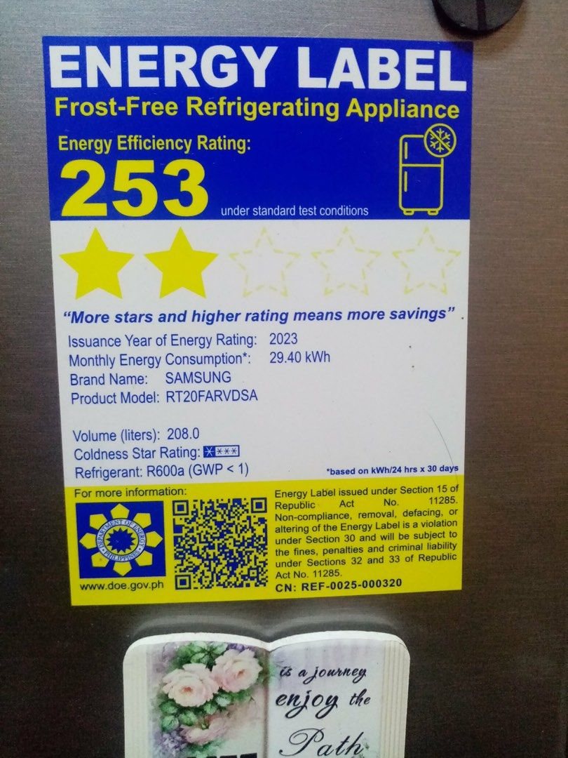 Samsung No Frost Ref (Category: Refrigerators and Freezers) located in Manila. Submitted by camilleann24 (Listing ID 1393848315, Image 3). Description: Samsung Ref for sale No frost No issue 8 months pa lang nagagamit 23,400 nabili Selling for only 20,000.