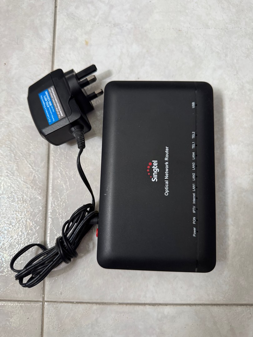Singtel ZTE Optical Network Router, Computers & Tech, Parts ...
