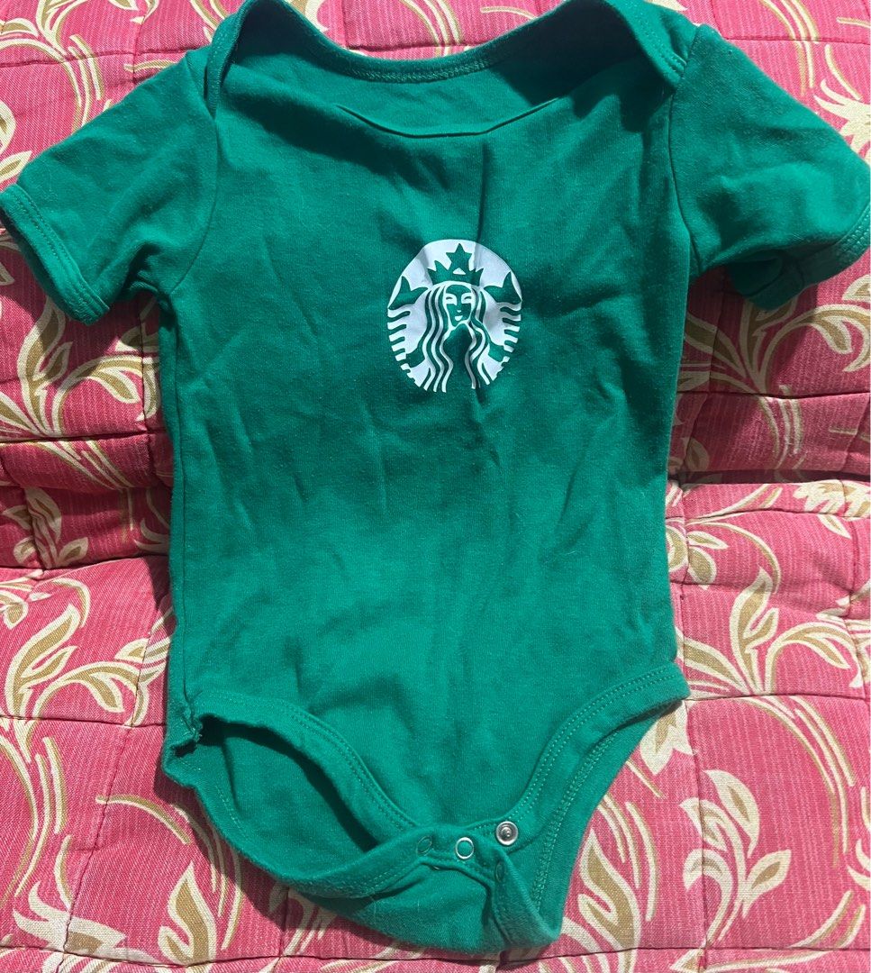 Starbucks baby onesie (Category: Babies & Kids Fashion) located in Quezon City. Submitted by melalog (Listing ID 1393936088, Image 1). Description: For sale is a pre loved starbucks baby onesie for a 9 to 1 year ols baby. Selling for 130 plus shipping. Item is in proj 2 qc. Pm if interested.