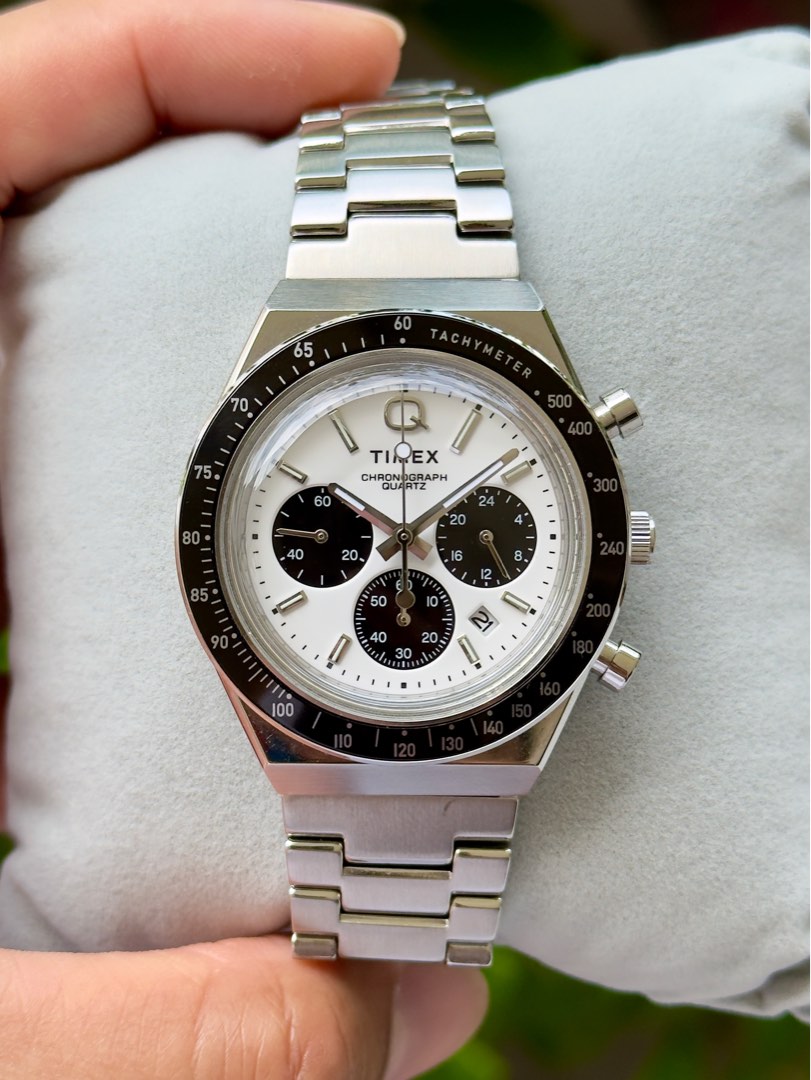 Timex Panda Collection Timex Q Chronograph Quartz Watch (panda dial), Men's Fashion, Watches ...