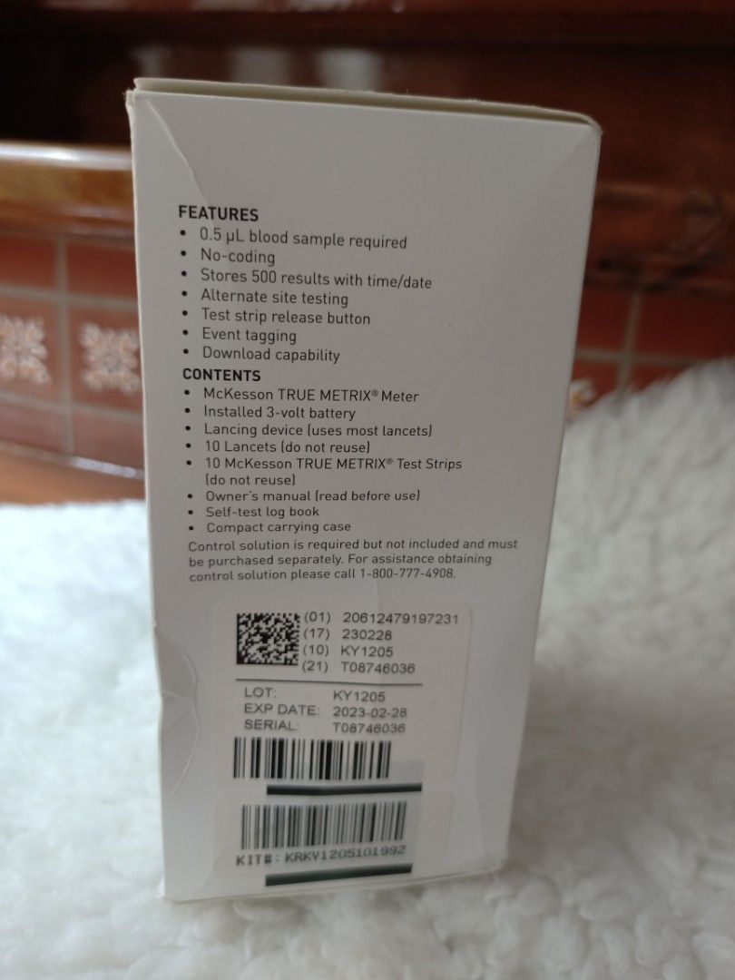 Glucometer (Category: Health Monitors & Weighing Scales) located in Binan City. Submitted by thrifty.08 (Listing ID 1393989043, Image 3). Description: Truemetrix Glucometer USA Quality Brandnew 1 lancing device Complete set Ready to use Php500 📍 Location: Binan City.