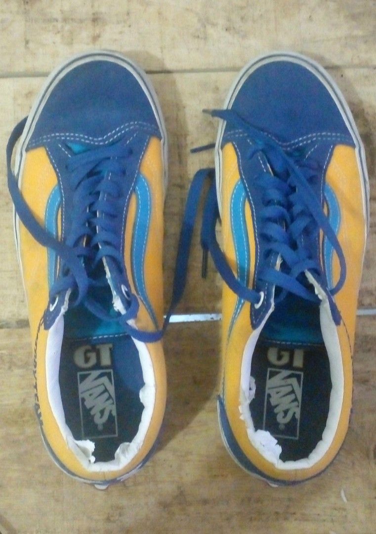 Vans Old Skool Low GT Original – Warna Blue Yellow (Rare)