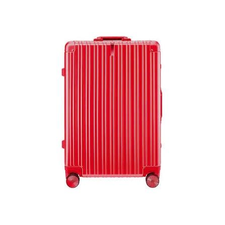 Xiaomi NINETYGO 26" All-round Guard Suitcase (Category: Luggage) located in Bulacan. Submitted by cheesuscries (Listing ID 1393878300, Image 1). Description: 26" NINETYGO Suitcase - Xiaomi Brand - Red 🍓 (Super cute irl!!!!) - Used once but wrapped :) - With Box -Negotiable - DM for photos! RFS: No space for storage.