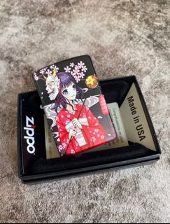 原裝有盒Zippo煤油火機 櫻花祭少女64216419661313110