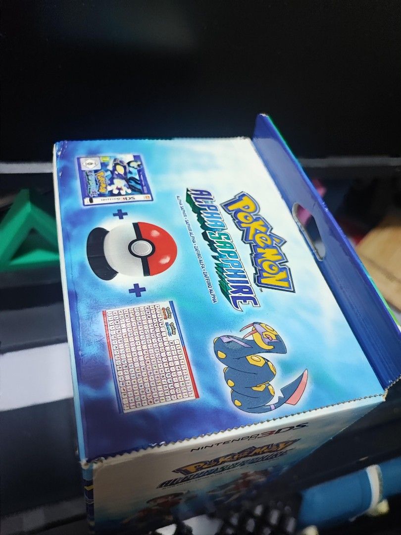 3DS Pokemon Alpha Saphhire Limited Edition Bundle ( EUR) (Category: Nintendo) located in Valenzuela. Submitted by retrogears (Listing ID 1394106090, Image 2). Description: europe exclusive release game is just unsealed but never used complete package..