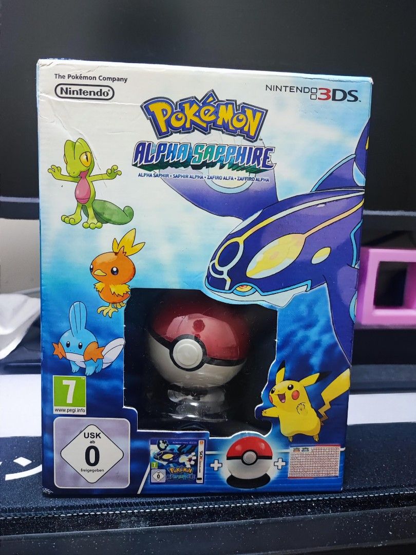 3DS Pokemon Alpha Saphhire Limited Edition Bundle ( EUR) (Category: Nintendo) located in Valenzuela. Submitted by retrogears (Listing ID 1394106090, Image 1). Description: europe exclusive release game is just unsealed but never used complete package..