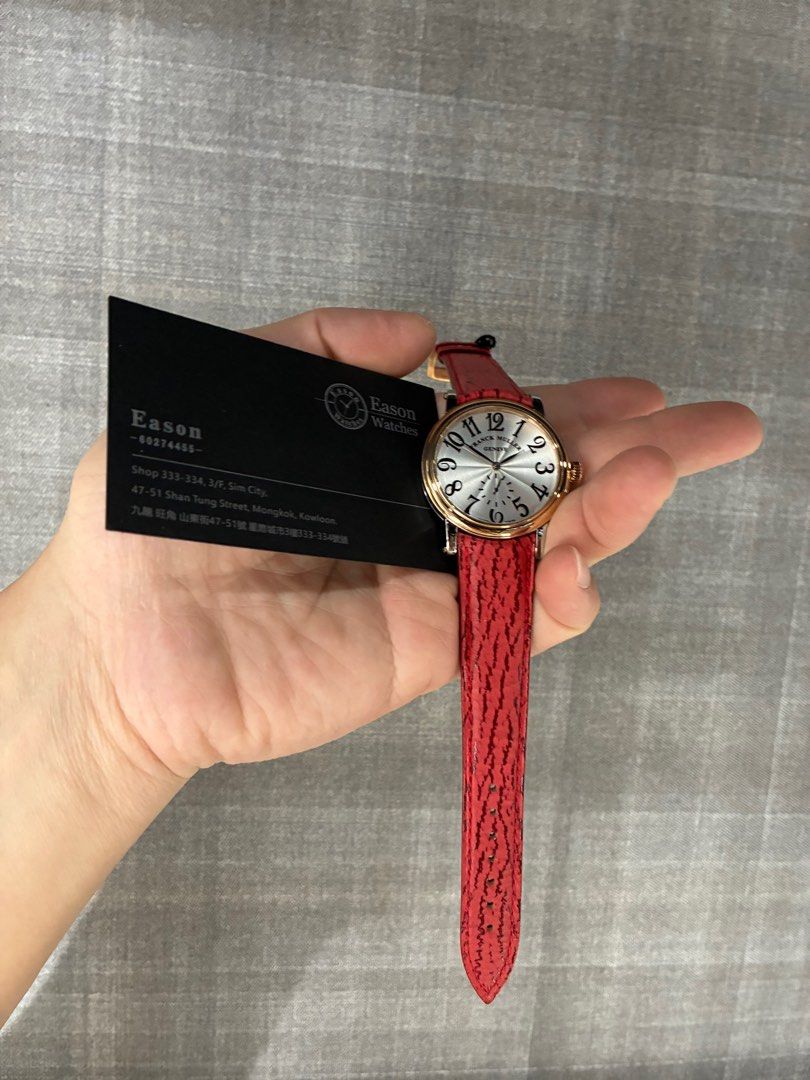 ❤️公價$87,000 金鋼款式機芯雕晒花手動機械錶✓出世紙✓盒FRANCK MULLER LIBERTY 7391 B S6 ST G AC,  名牌, 手錶- Carousell