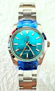 閃電針款,綠面,自動機芯,全鋼錶。64204783312257110