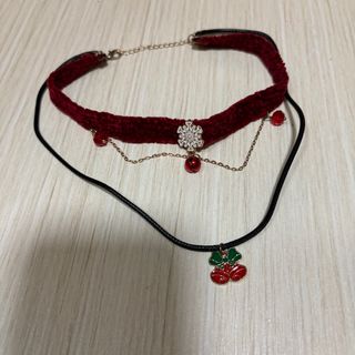 (免費) 聖誕毛絨頸帶頸鏈 聖誕節鈴鐺蝴蝶結聖誕鐘項鍊飾物64228976492417110