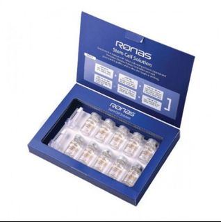 韓國直送 Ronas 幹細胞安瓶精華 5ml x10支 套裝 修復、做完針、facial treatment、煥膚、激光、磨皮64216186782082110
